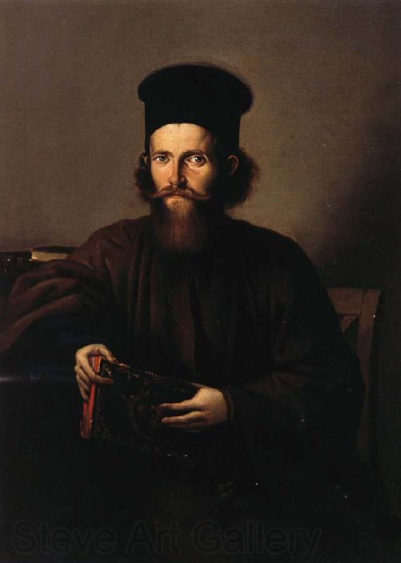 Nicolae Grigorescu Portrait of the Monk Isaia Piersiceanu